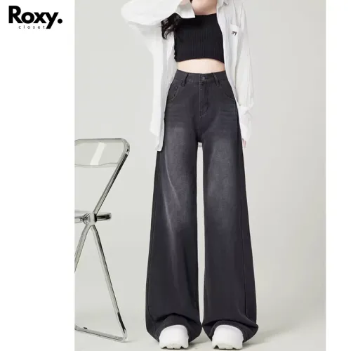 Quần jean ống rộng lưng cao